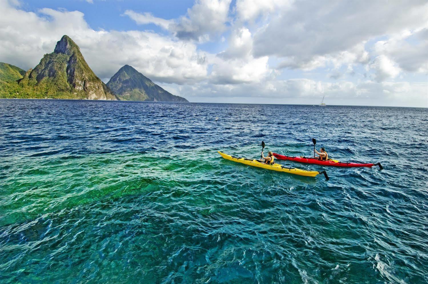 安斯沙塔度假酒店 Soufrière 外观 照片